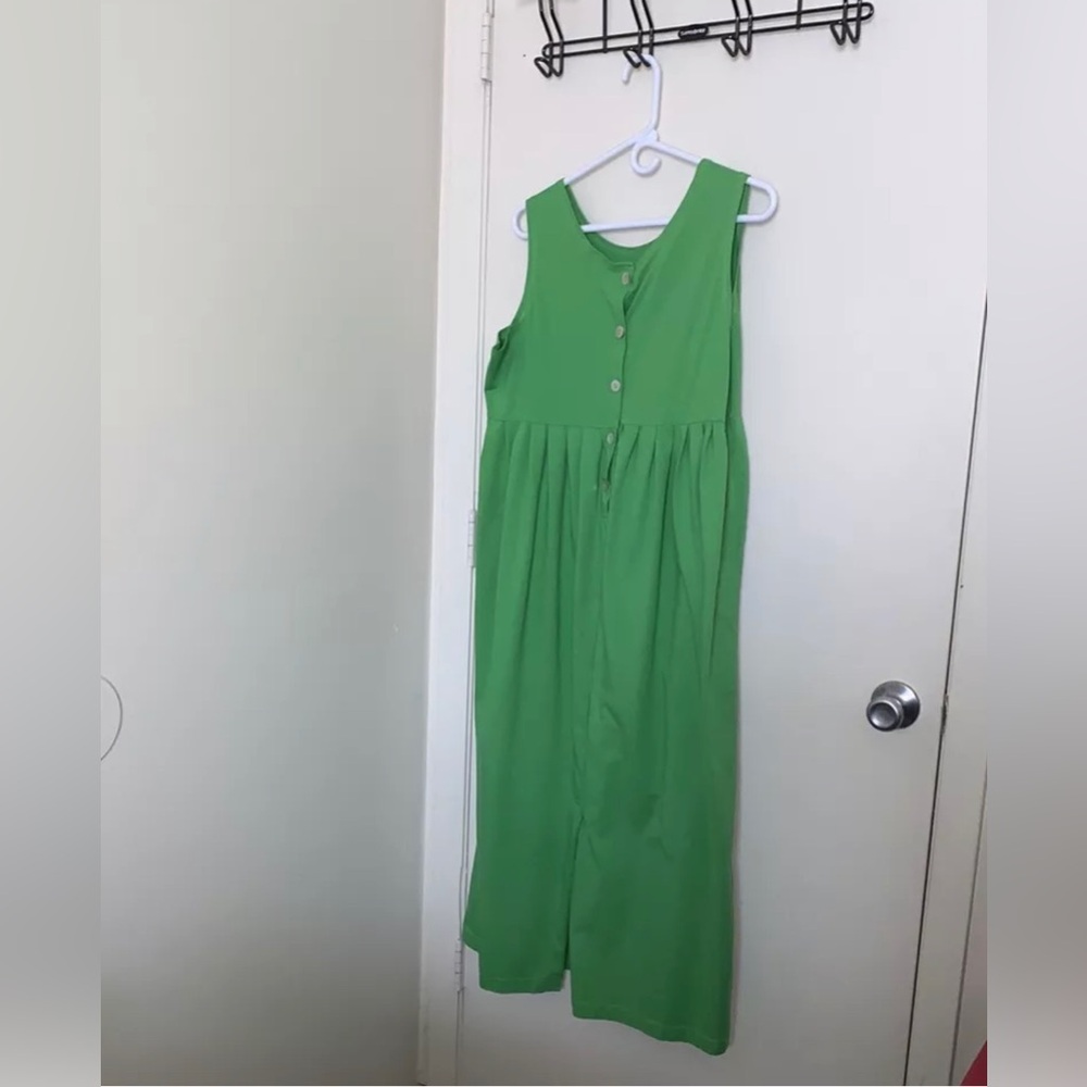 Pierre Cardin Green Summer Dress XL Pre Owned